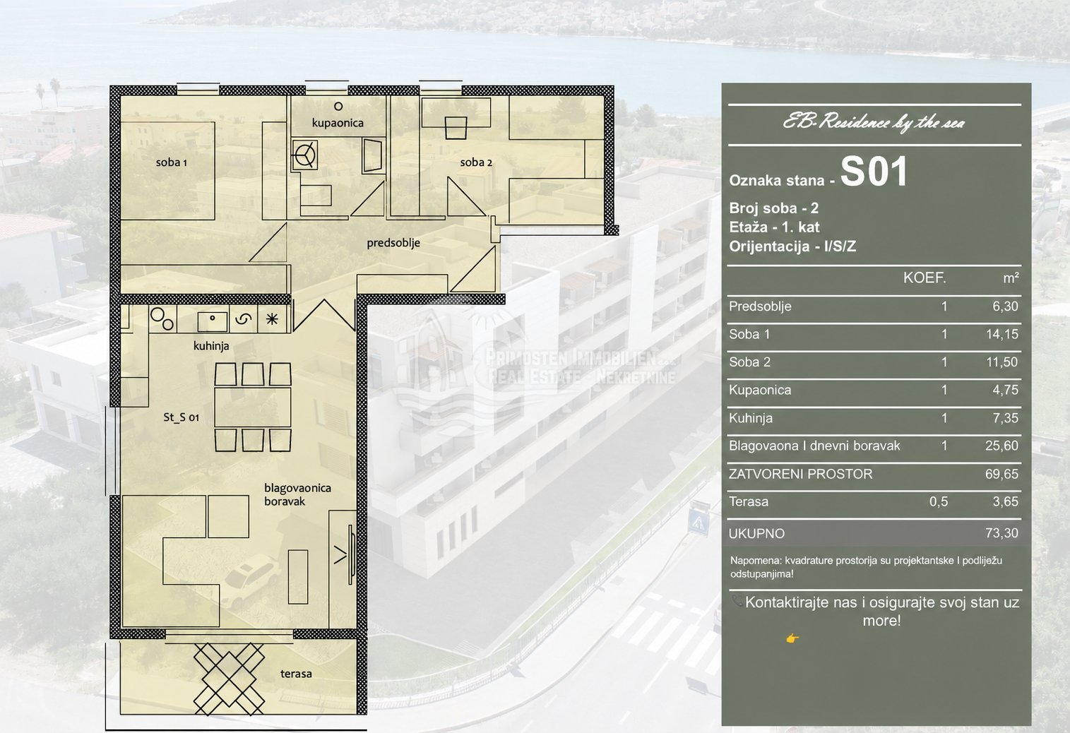 Apartment Zu verkaufen - Splitsko-dalmatinska Trogir