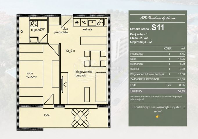 Apartment Zu verkaufen - Splitsko-dalmatinska Trogir - foto 3/16