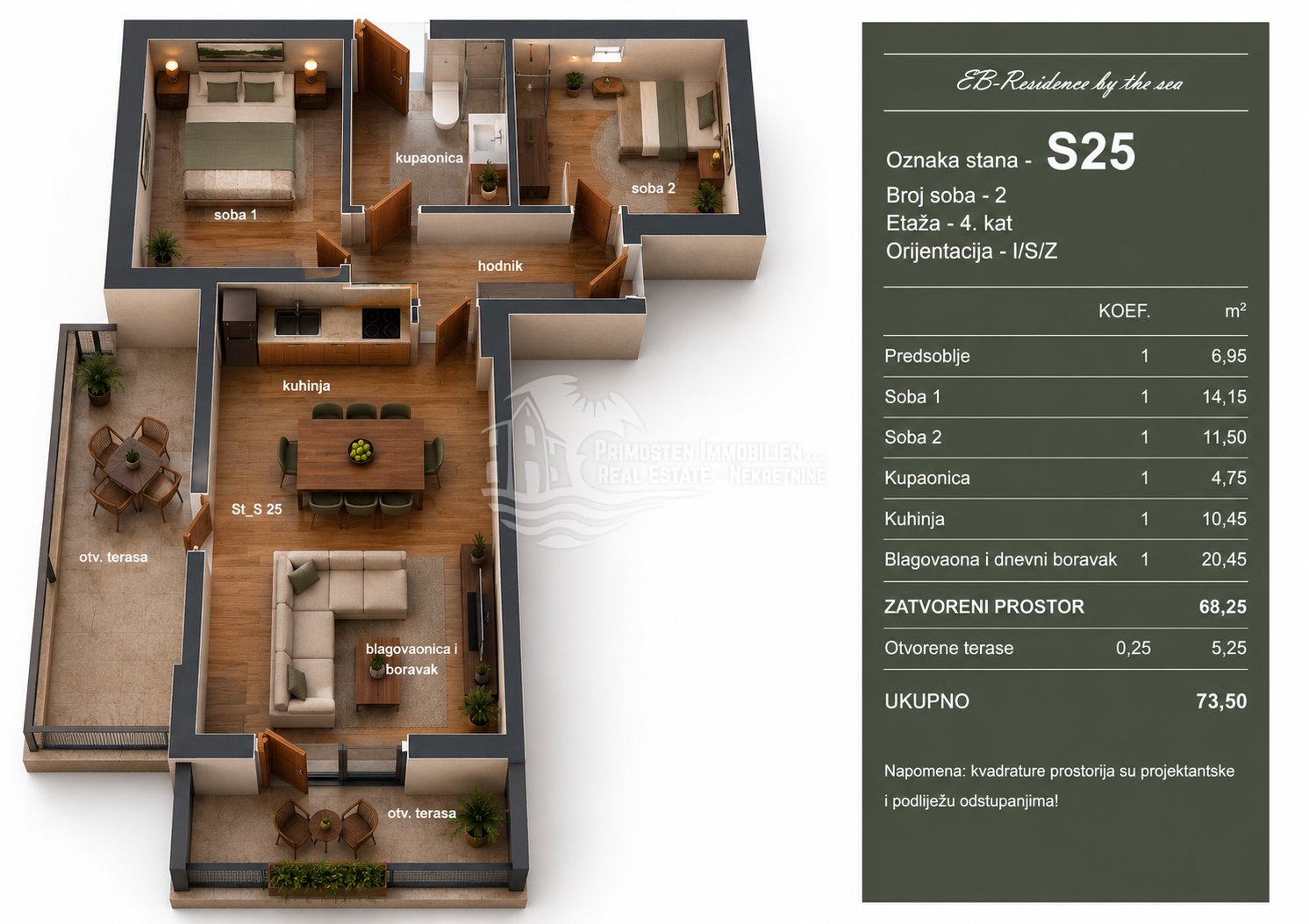 Apartment Zu verkaufen - Splitsko-dalmatinska Trogir - foto 1/17