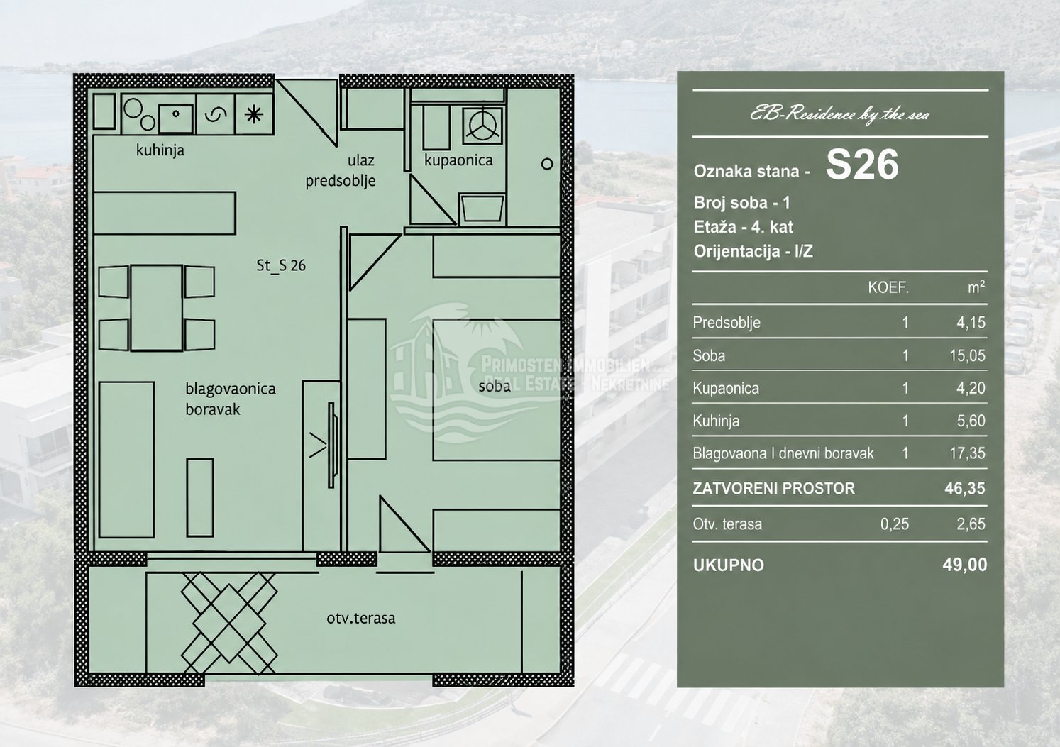 Apartment Zu verkaufen - Splitsko-dalmatinska Trogir