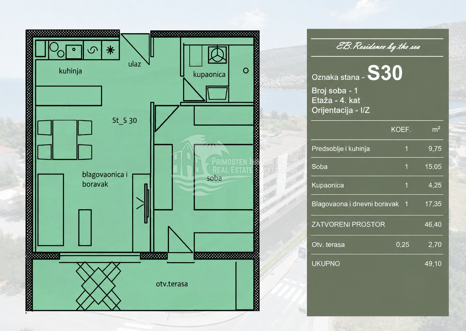 Apartment Zu verkaufen - Splitsko-dalmatinska Trogir