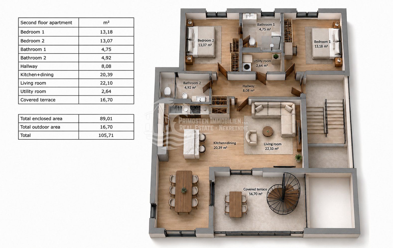 Apartment Zu verkaufen - Šibensko-kninska Primošten