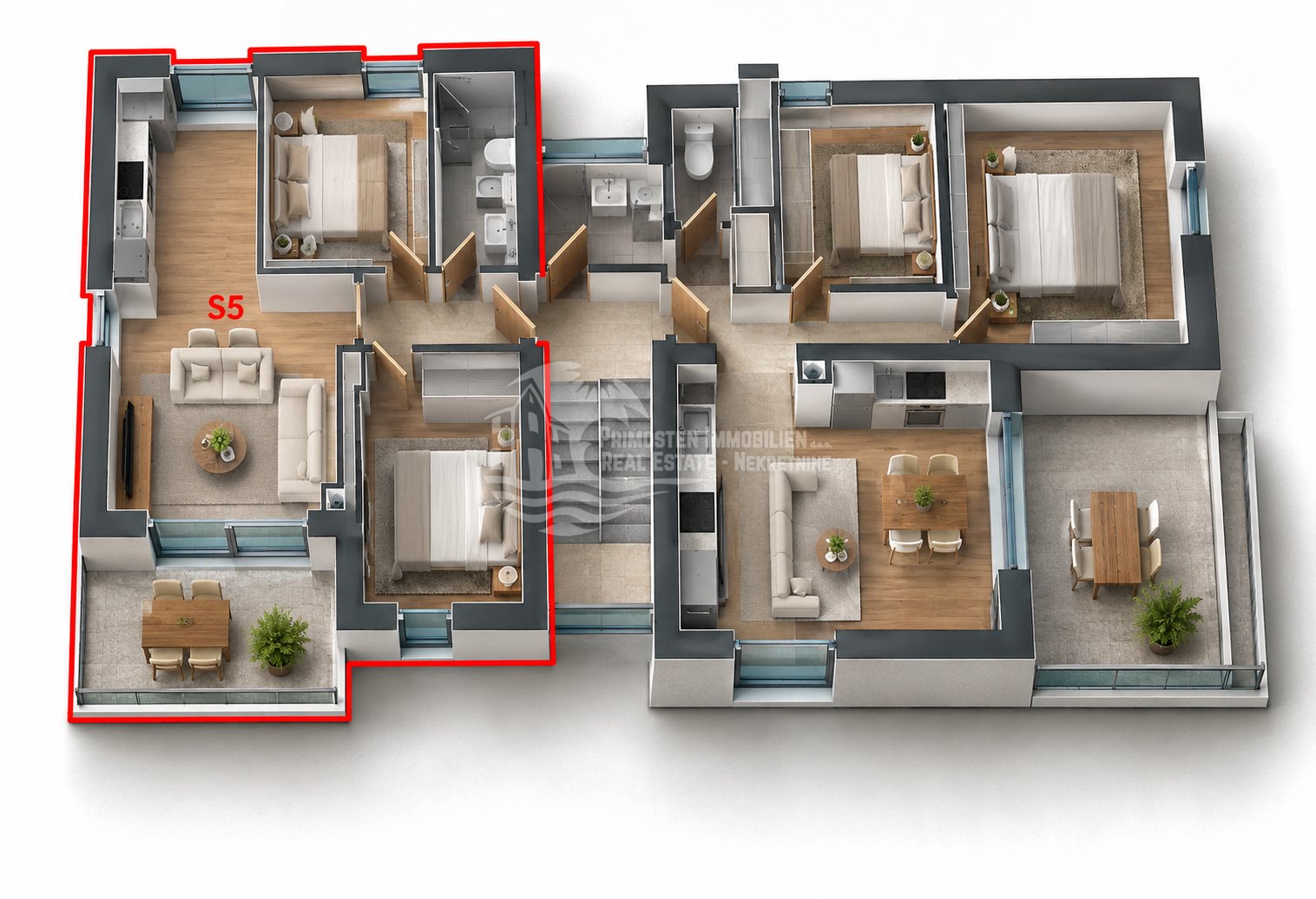 Apartma Naprodaj - Šibensko-kninska Brodarica