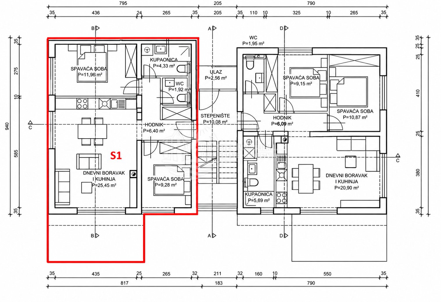 Apartment Zu verkaufen - Šibensko-kninska Brodarica