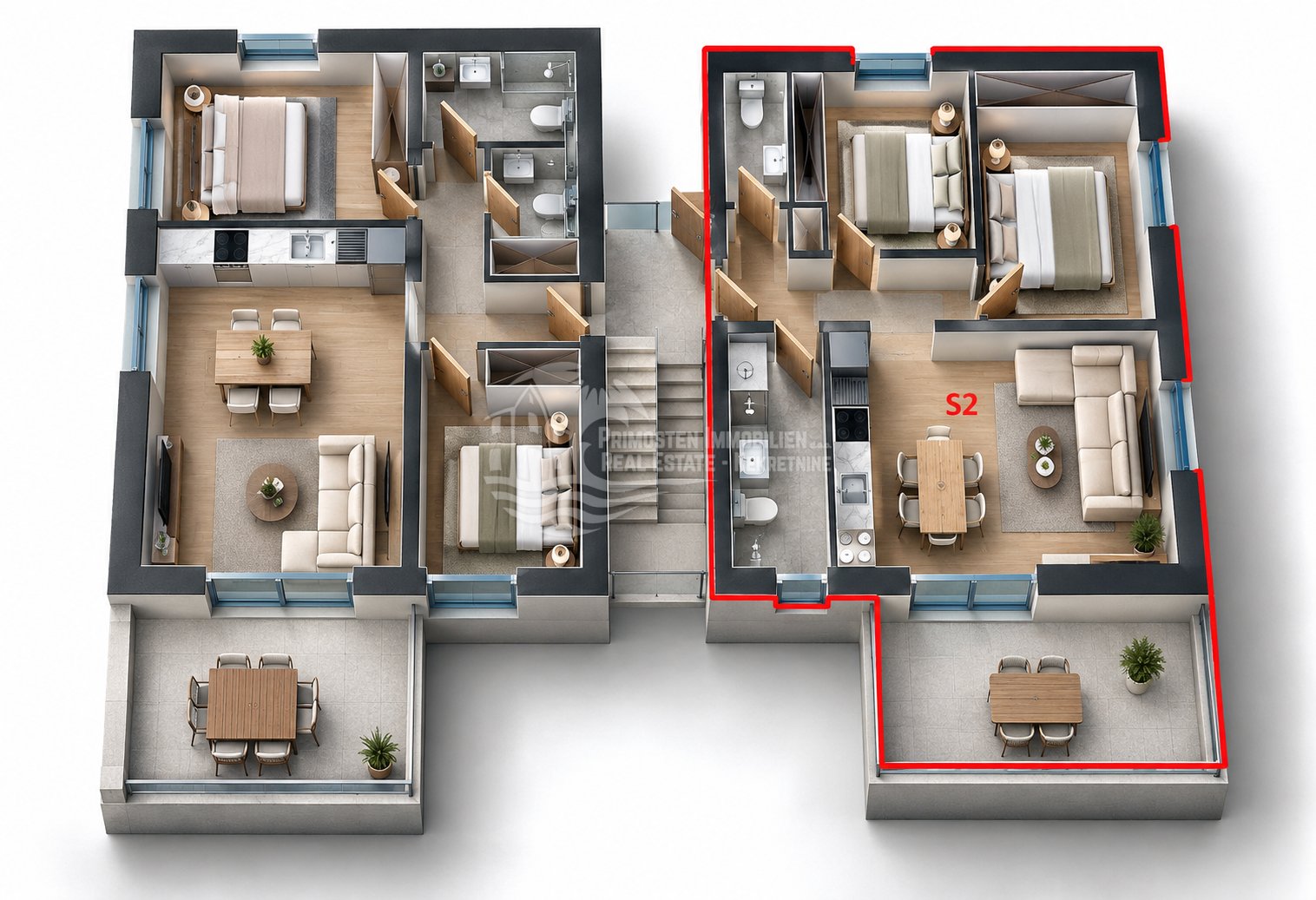 Apartment Zu verkaufen - Šibensko-kninska Brodarica