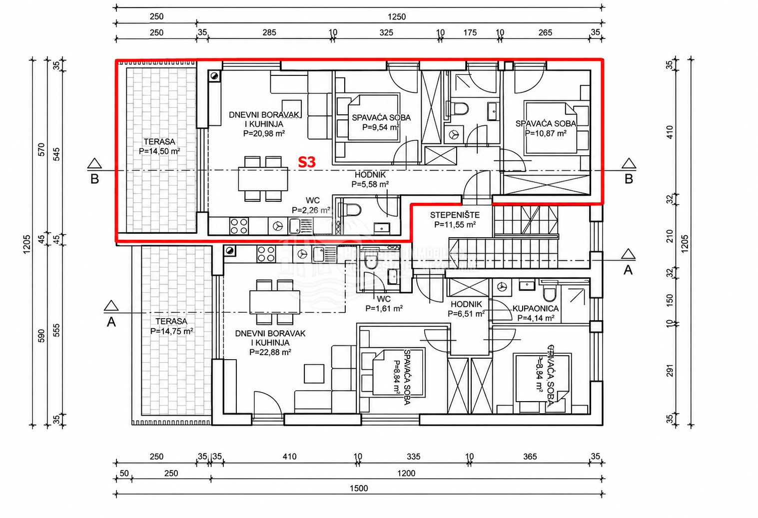 Apartment Zu verkaufen - Šibensko-kninska Brodarica