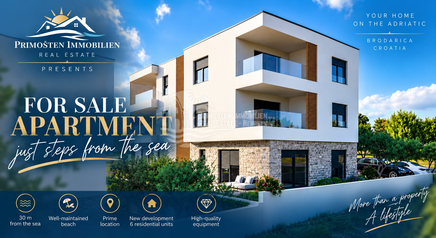 Apartment Zu verkaufen - šibensko-kninska Brodarica - foto 1/20