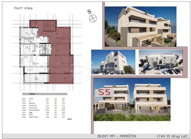 Appartement À vendre - šibensko-kninska Primošten - foto 2/12