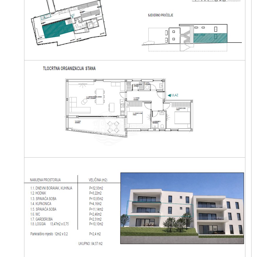 Apartmán Na predaj - Šibensko-kninska Podsolarsko