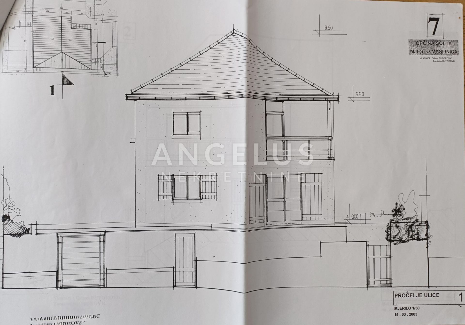 Haus Zu verkaufen - Splitsko-dalmatinska Maslinica