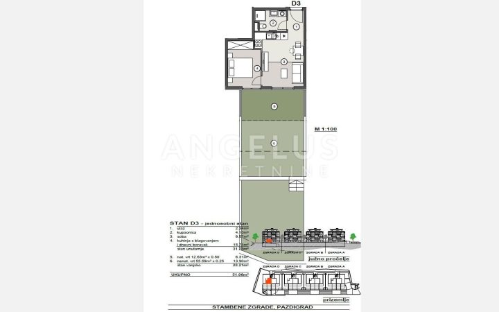 Apartma Naprodaj - Splitsko-dalmatinska Pazdigrad - foto 4/4