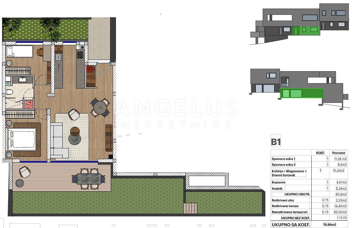 Apartmán Na prodej -  Donji Bukovac