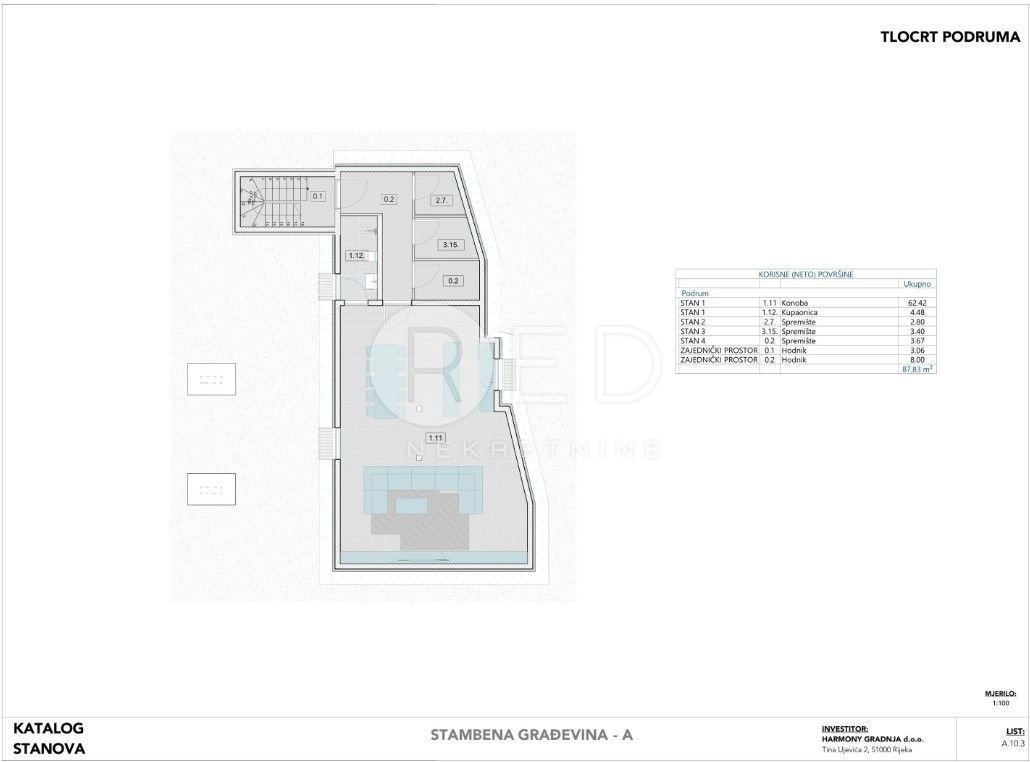 Apartment Zu verkaufen - Primorsko-goranska Krk