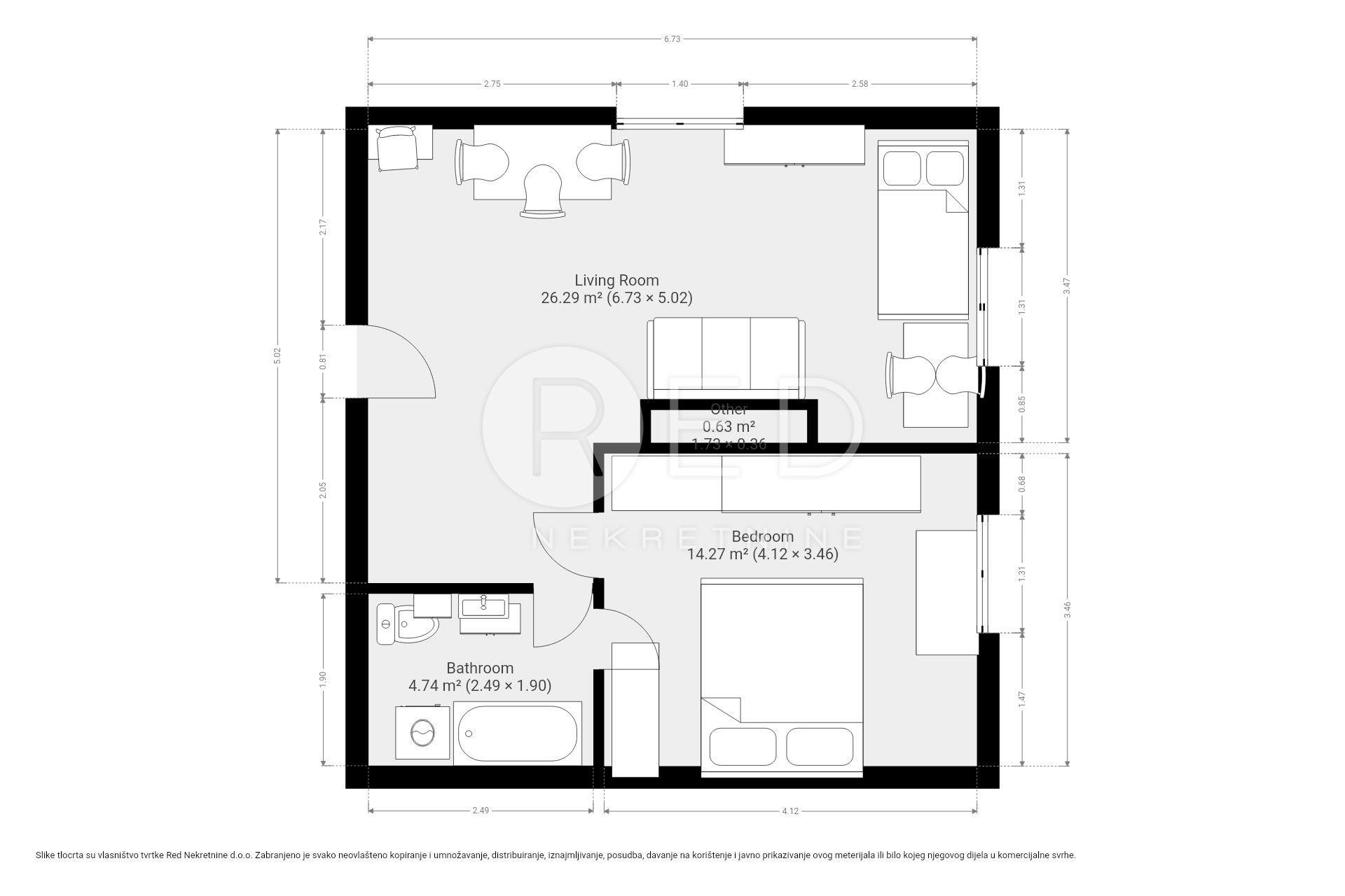 Apartma Naprodaj - Grad Zagreb Donja Dubrava