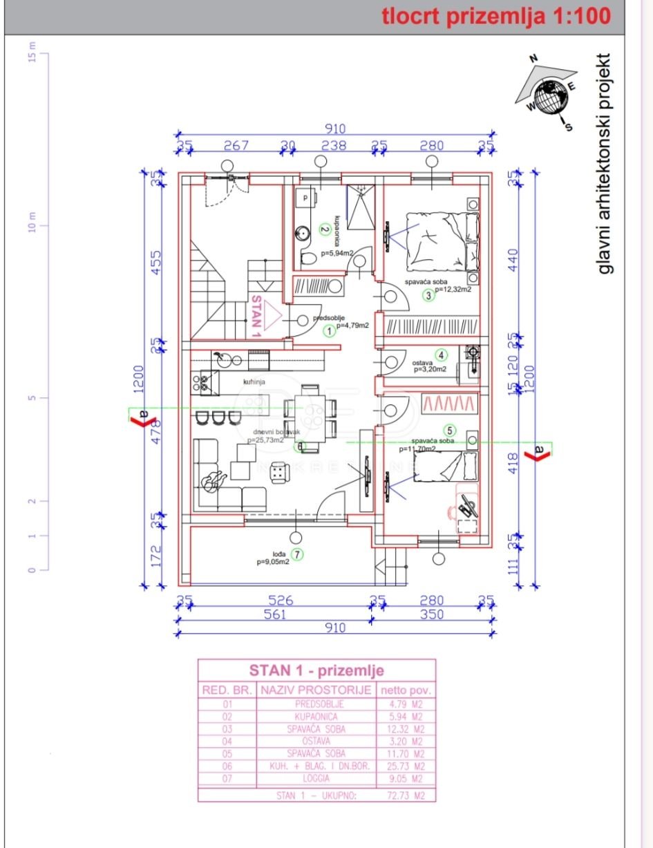 Apartma Naprodaj - Osječko-baranjska Osijek