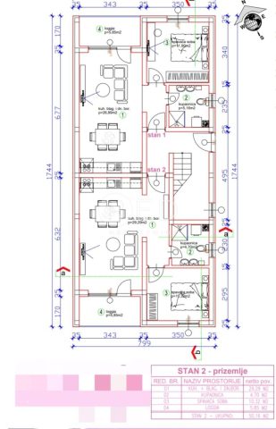 Apartma Na predaj - Osječko-baranjska Osijek - foto 2/2