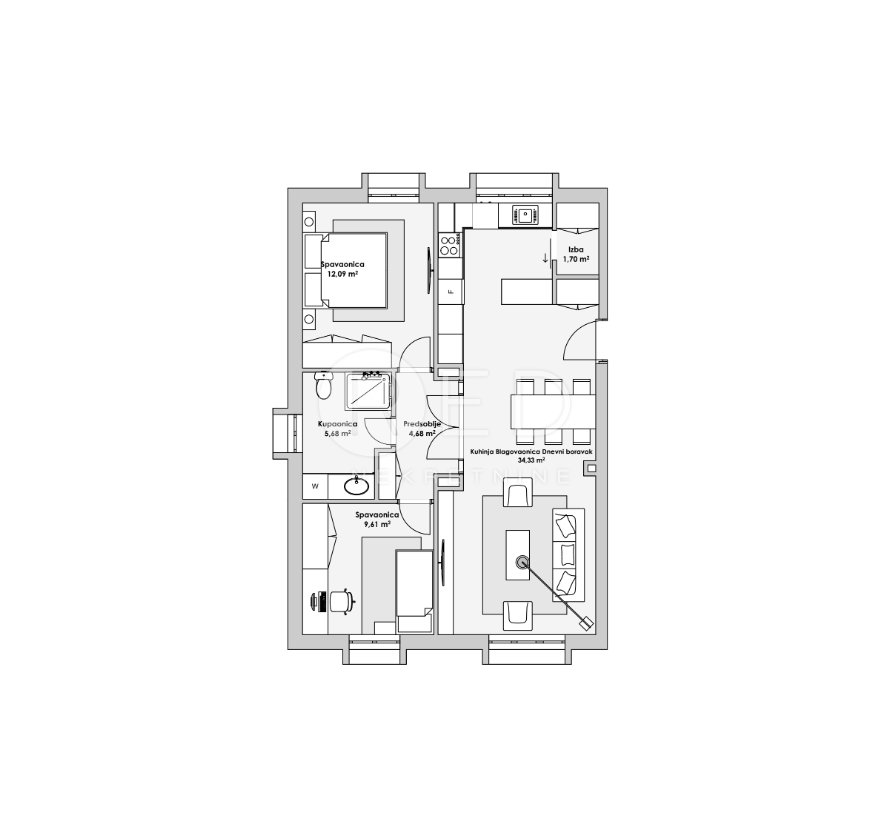 Apartma Naprodaj - Požeško-slavonska Požega