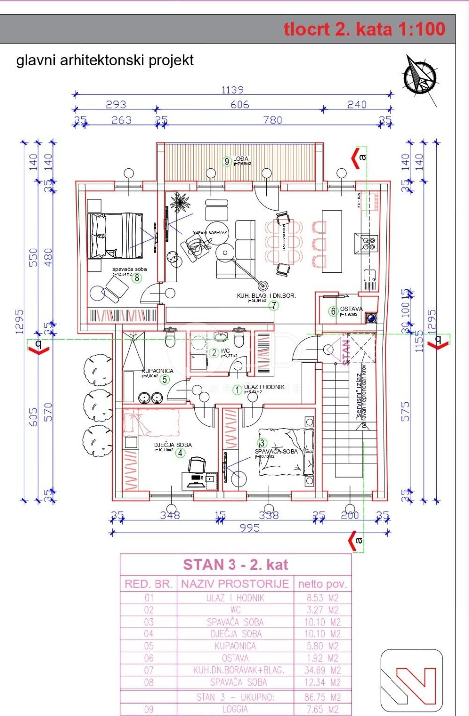 Apartmán Na predaj - Osječko-baranjska Osijek