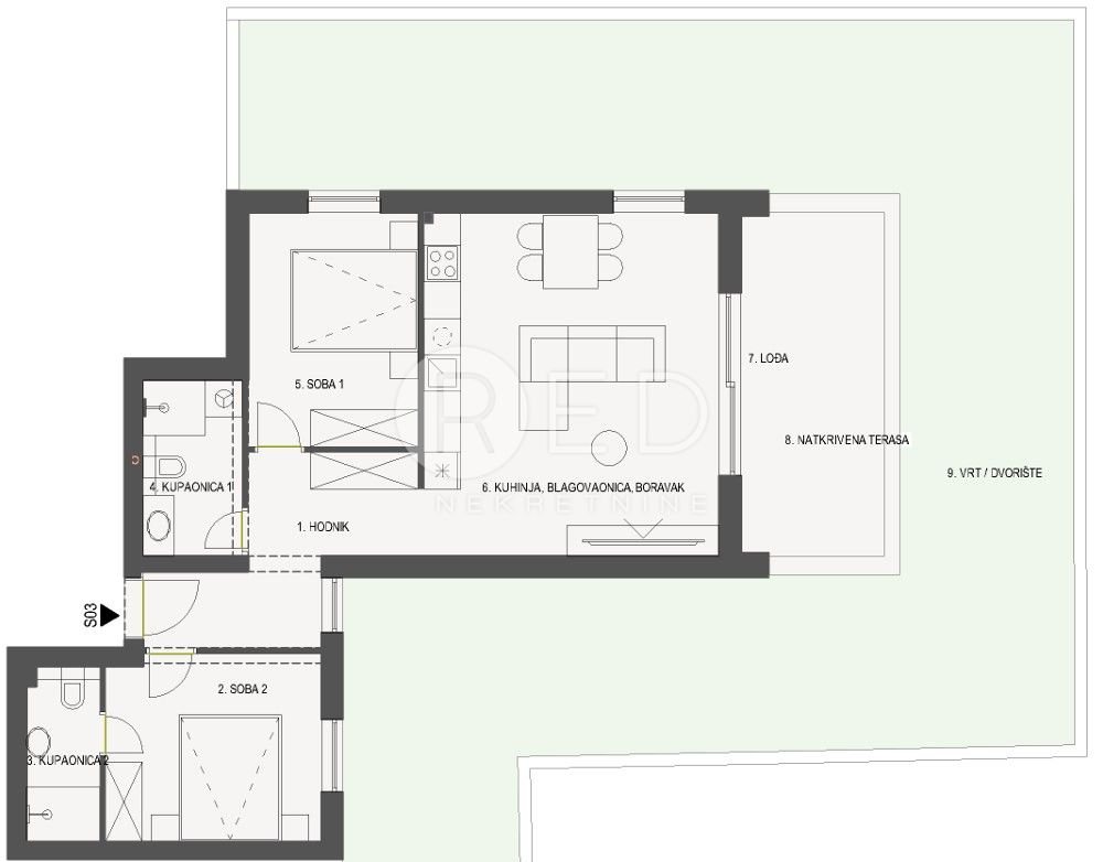 Apartma Naprodaj - Zadarska Privlaka