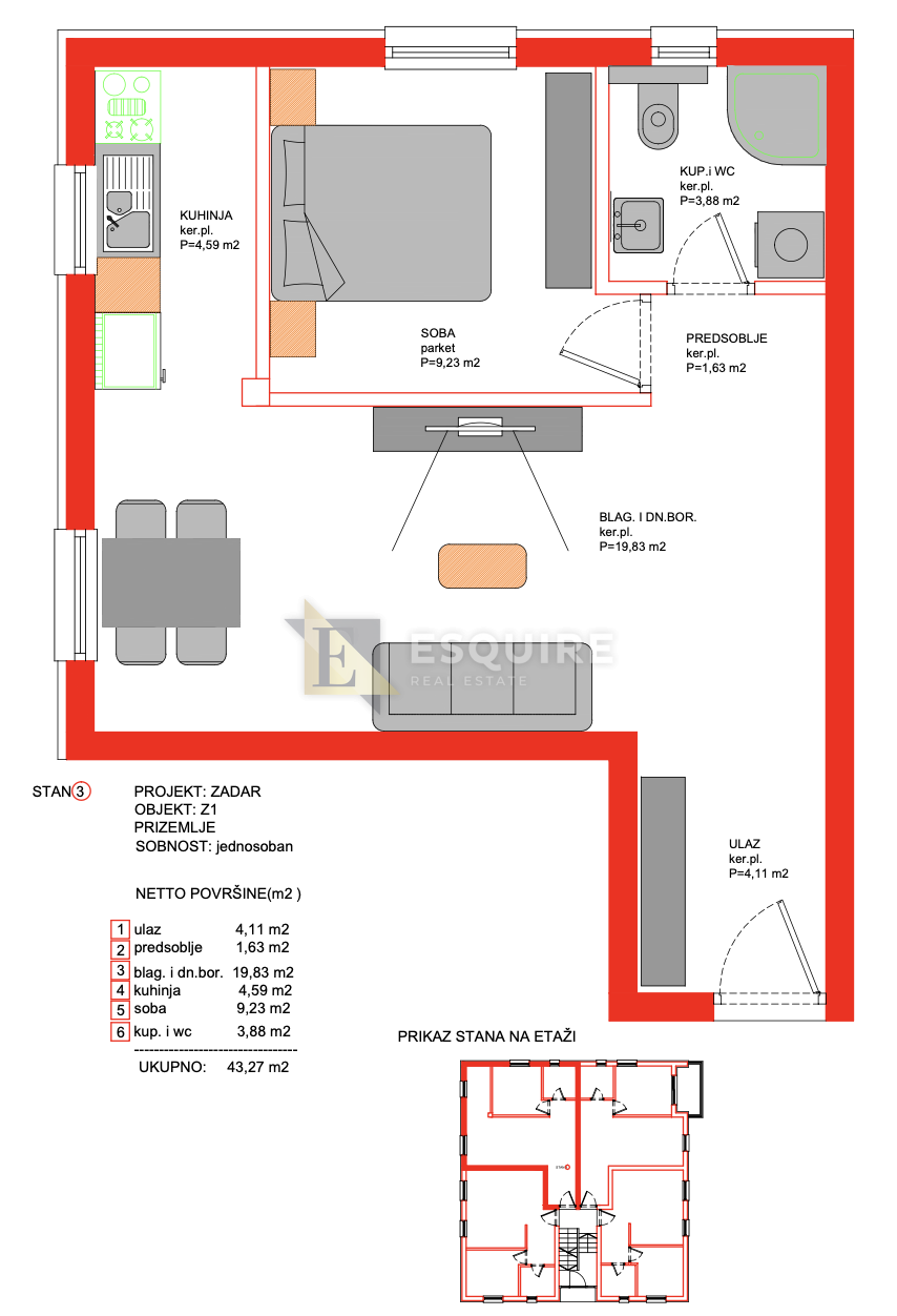 Apartmán Na prodej -  Borik