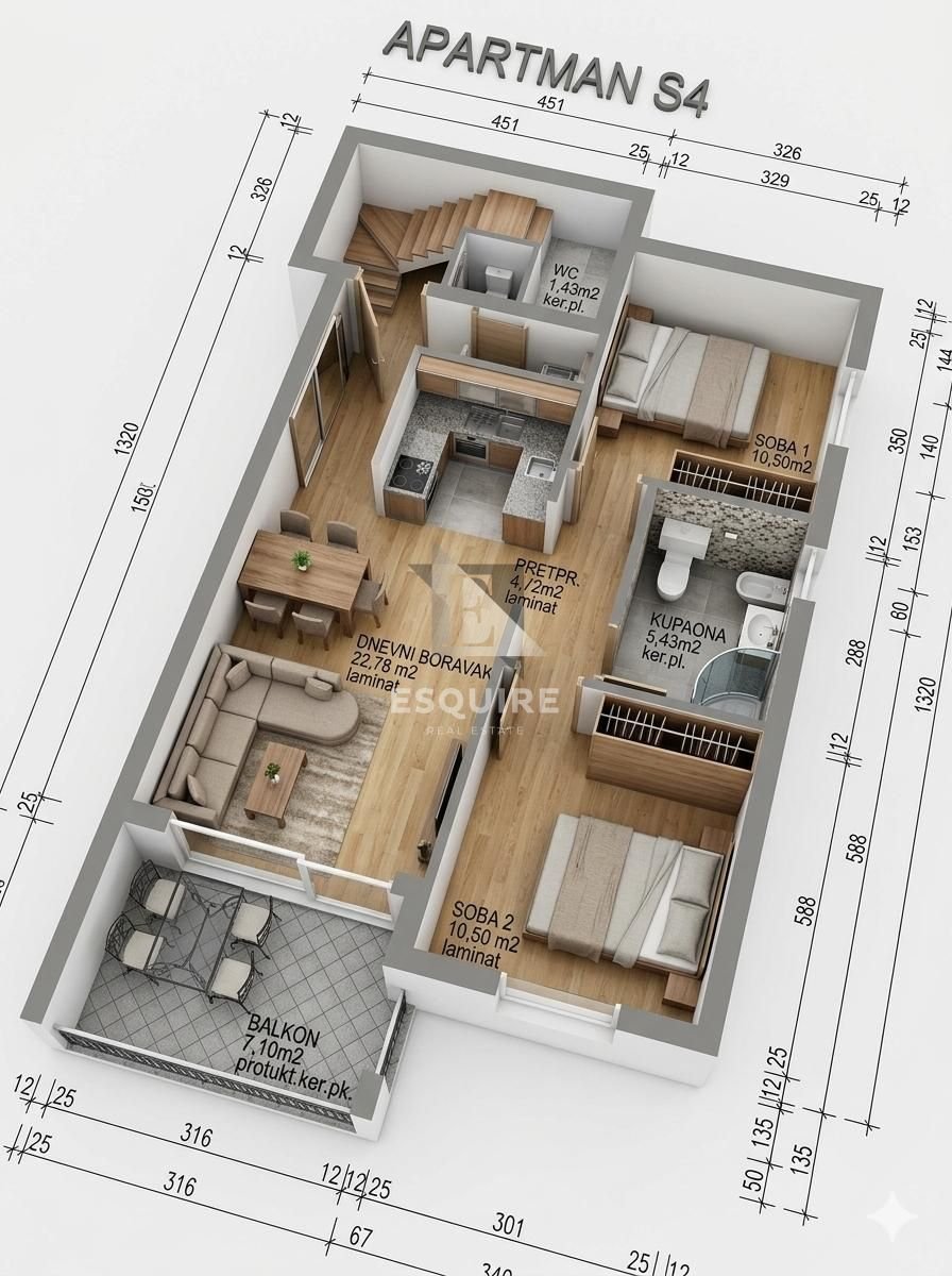 Apartma Naprodaj - Zadarska Turanj