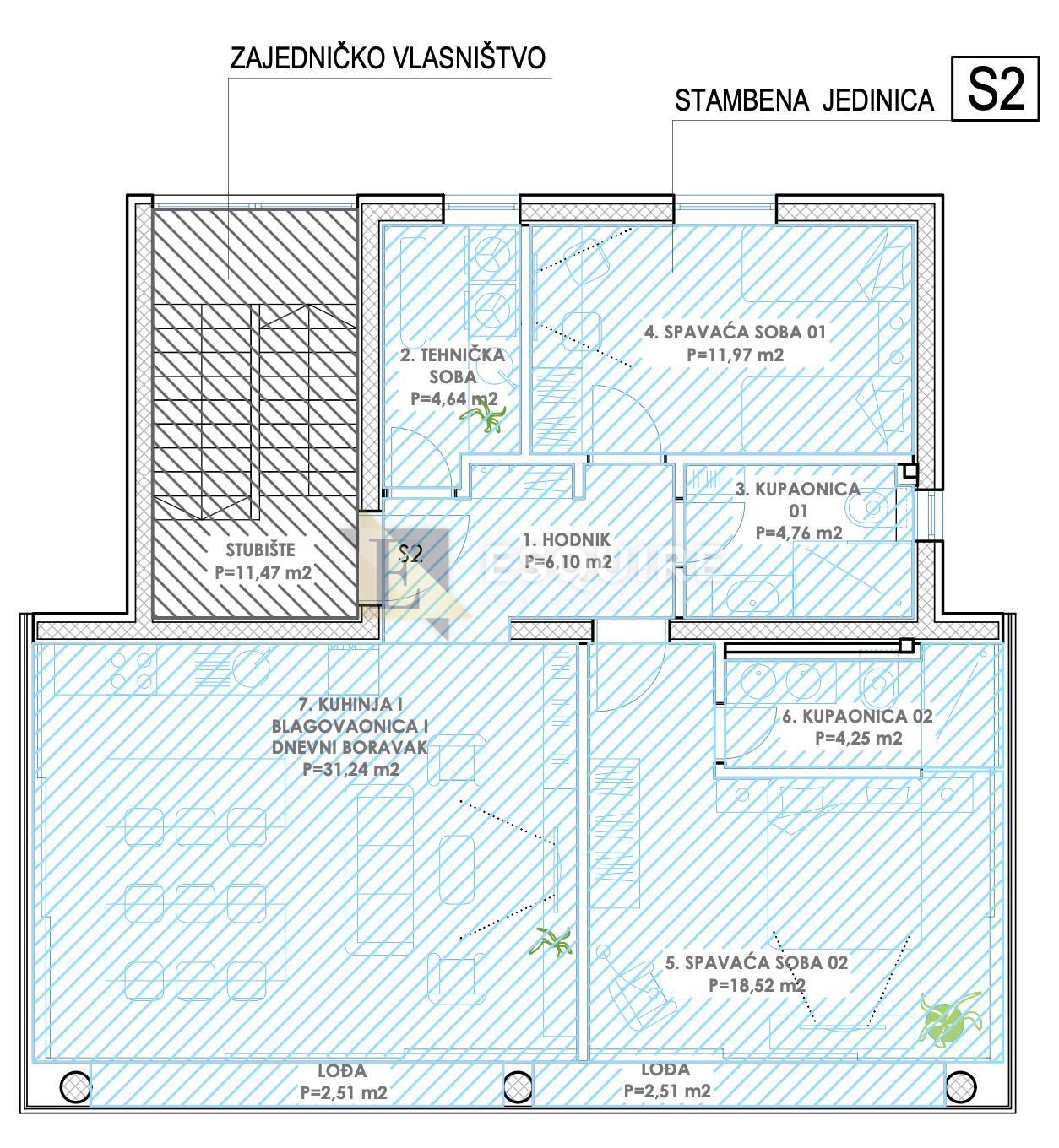 Apartment Zu verkaufen -  Diklo
