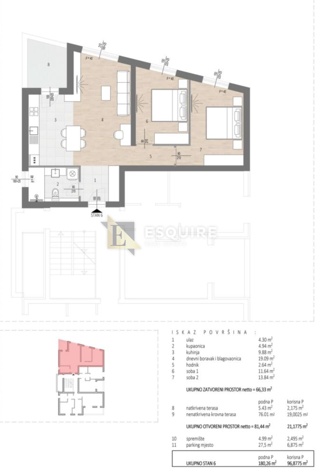 Appartement À vendre -  Bokanjac