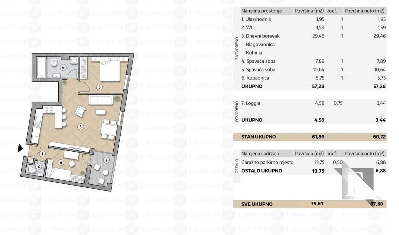 Apartma Naprodaj - Zadarska Belafuža