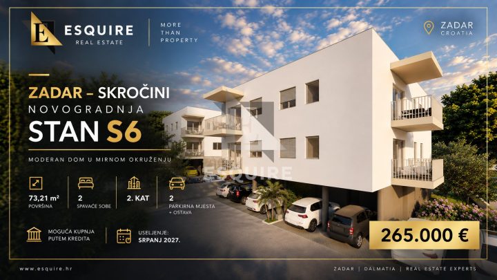 Mieszkanie na sprzedaż 73 m² – Zadar