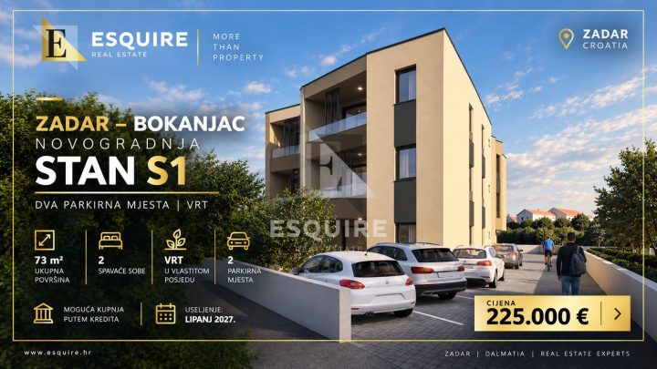 Apartmán na predaj 73 m² – Zadar