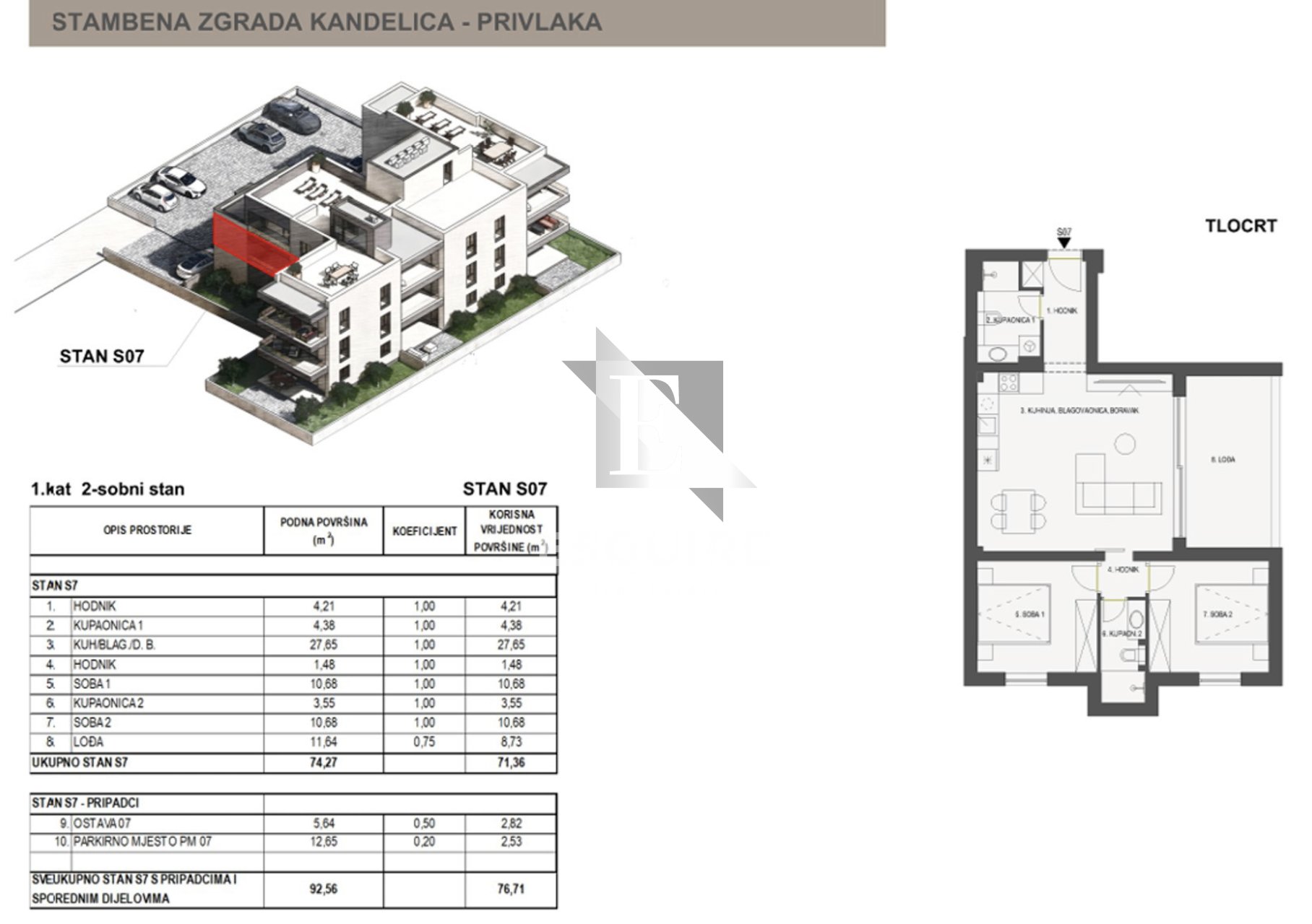 Apartma Naprodaj - Zadarska Sabunike