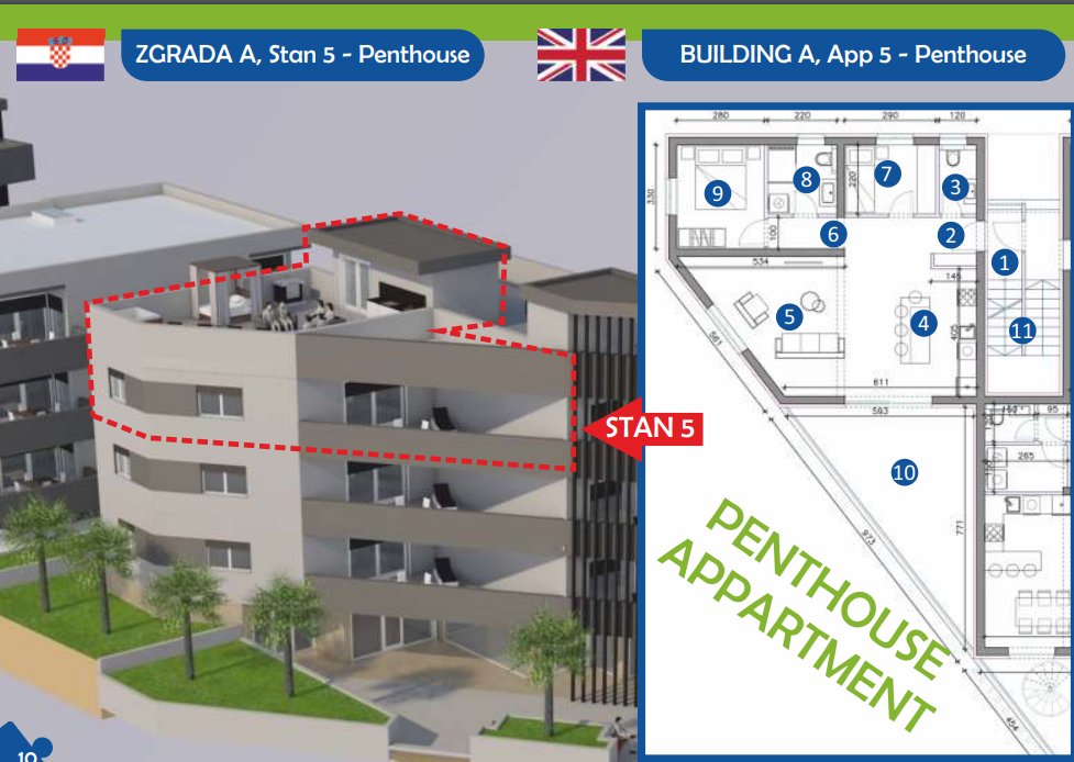 Apartment Zu verkaufen - Zadarska Sukošan