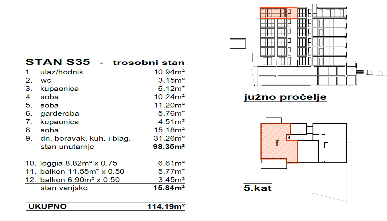 Flat For sale -  Žnjan