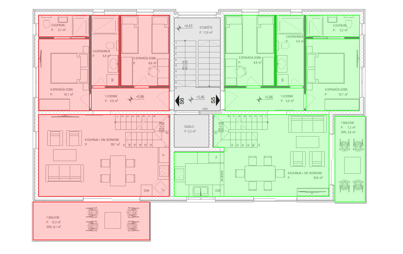 Apartment Zu verkaufen -  Sukošan