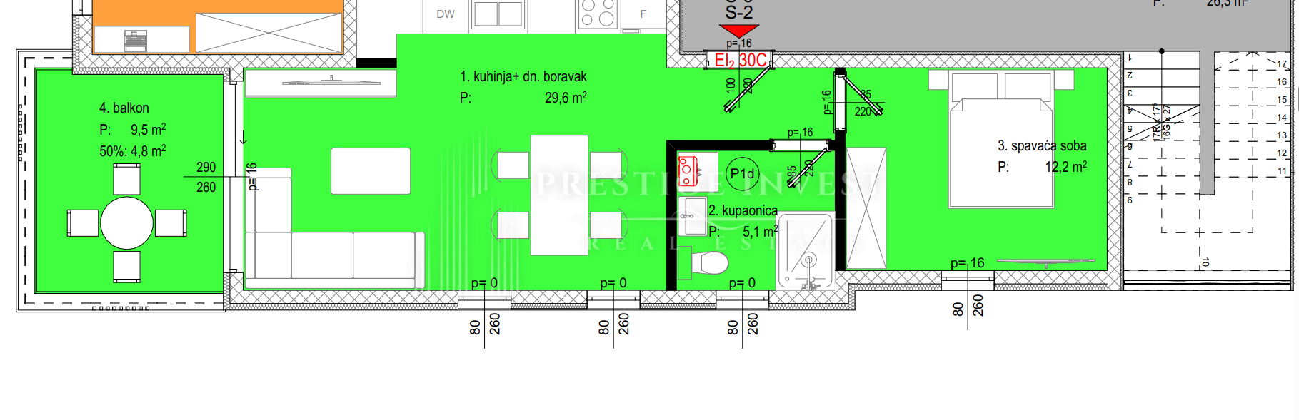Apartment Zu verkaufen -  Diklo
