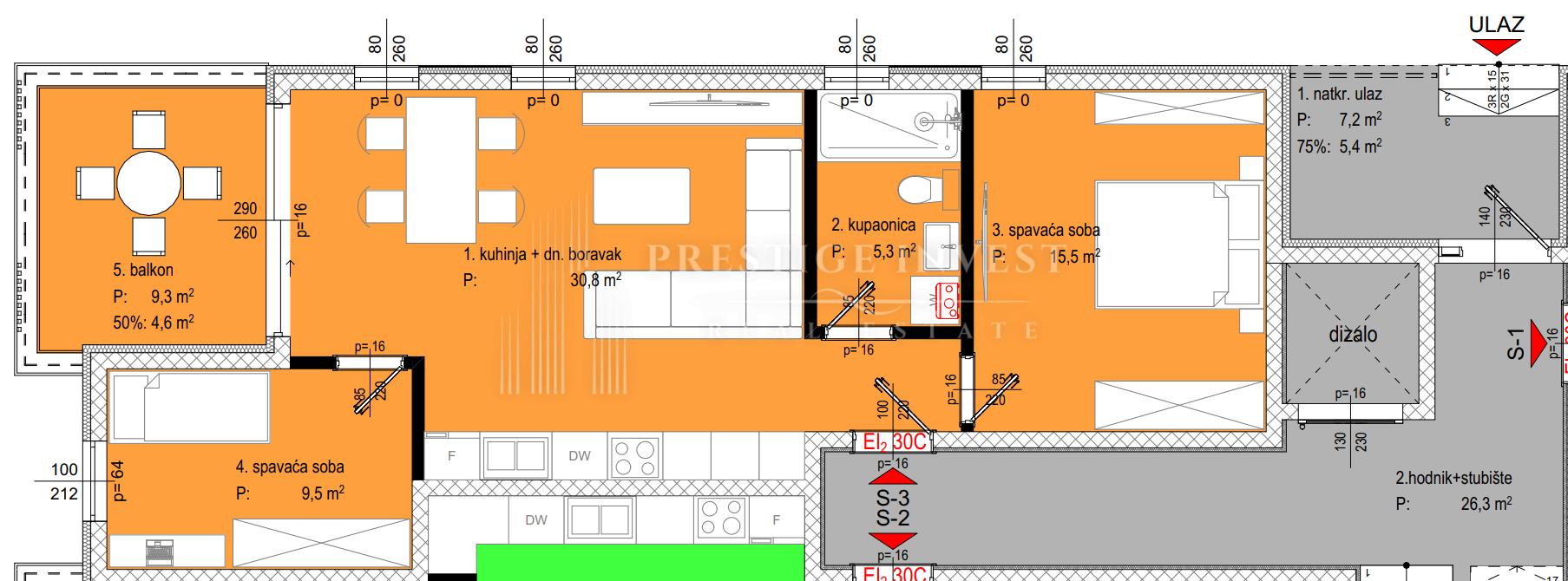 Apartment Zu verkaufen -  Diklo