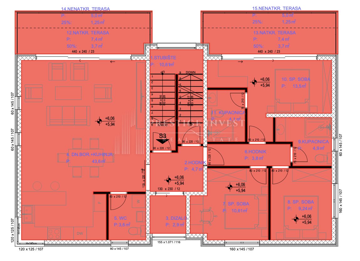 Apartma Naprodaj - Zadarska Sukošan