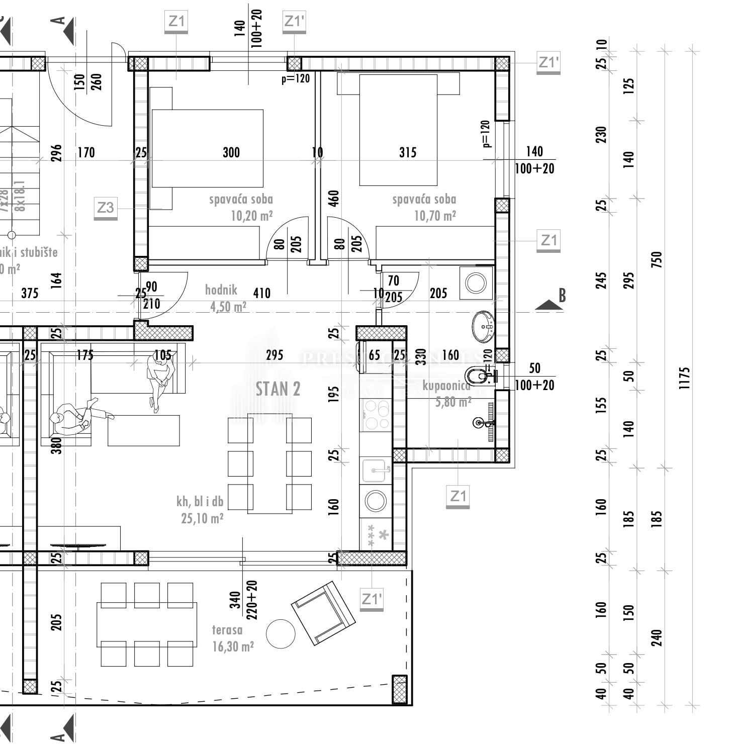 Apartment Zu verkaufen -  Sukošan