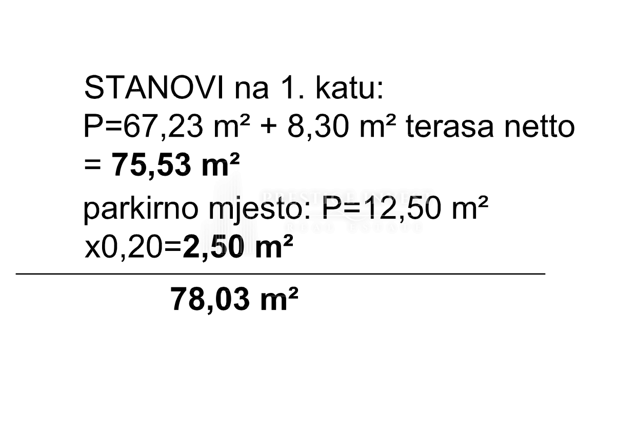 Apartment Zu verkaufen -  Sukošan
