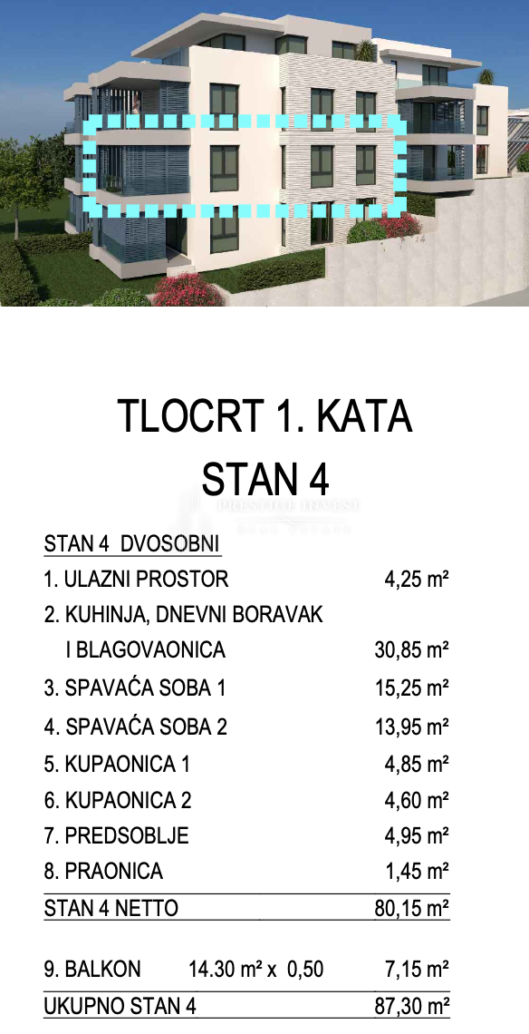 Appartement À vendre - Šibensko-kninska Primošten