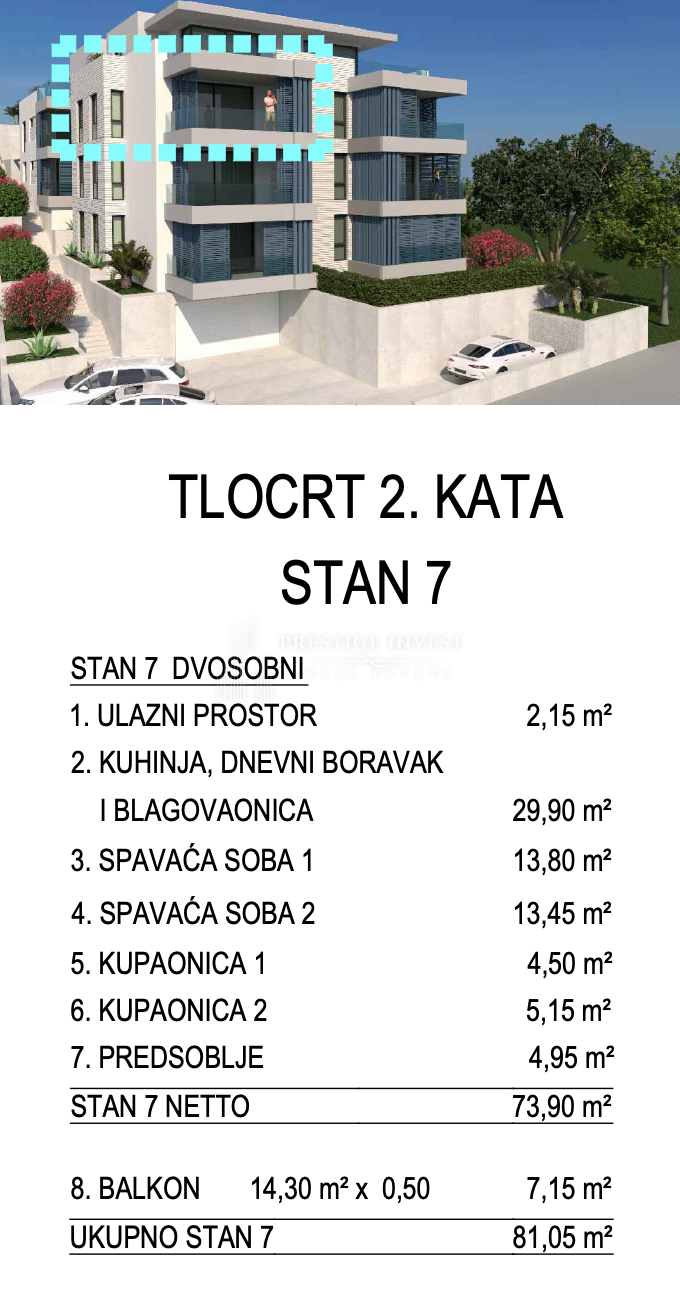 Appartement À vendre - Šibensko-kninska Primošten