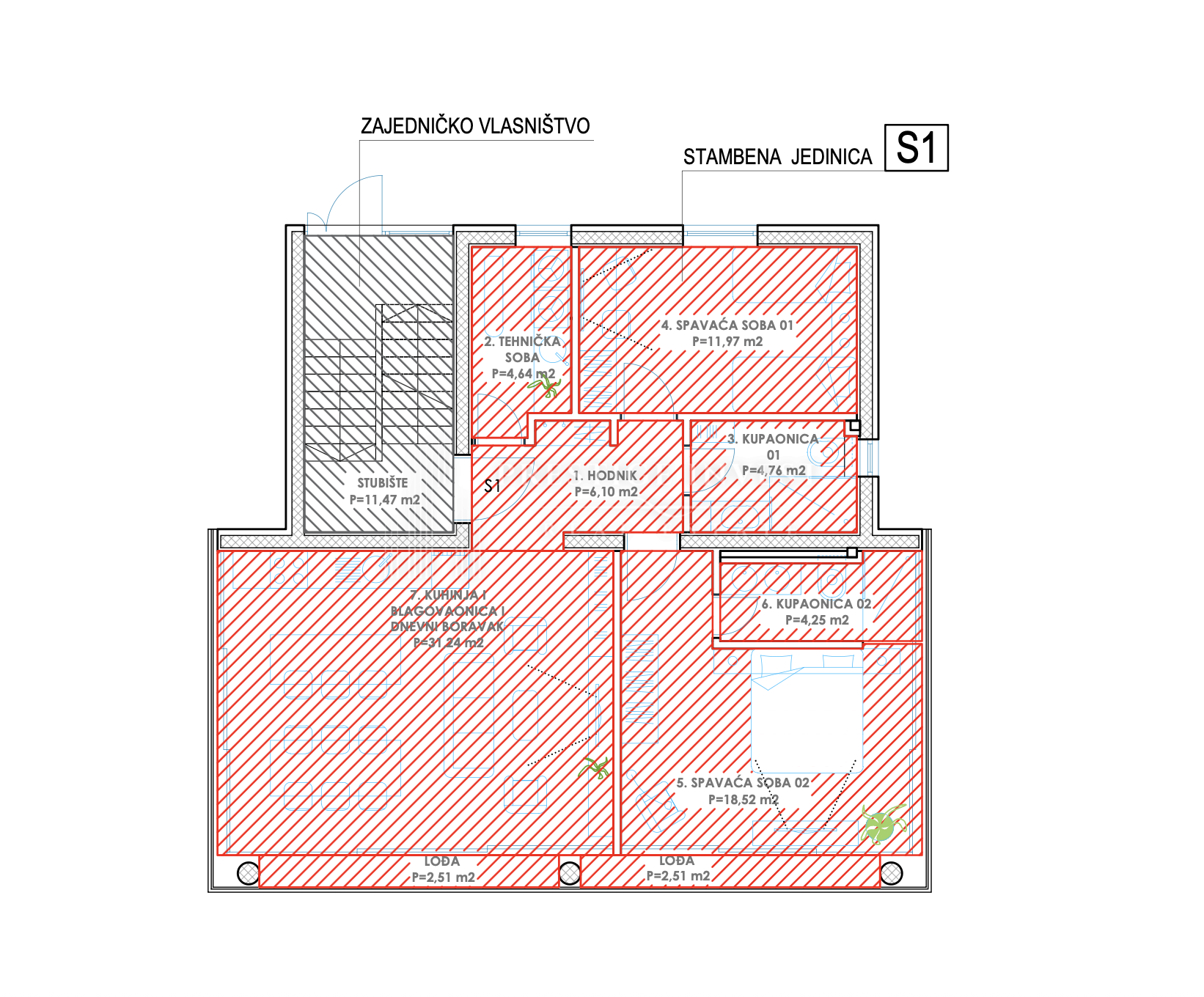 Apartment Zu verkaufen -  Diklo