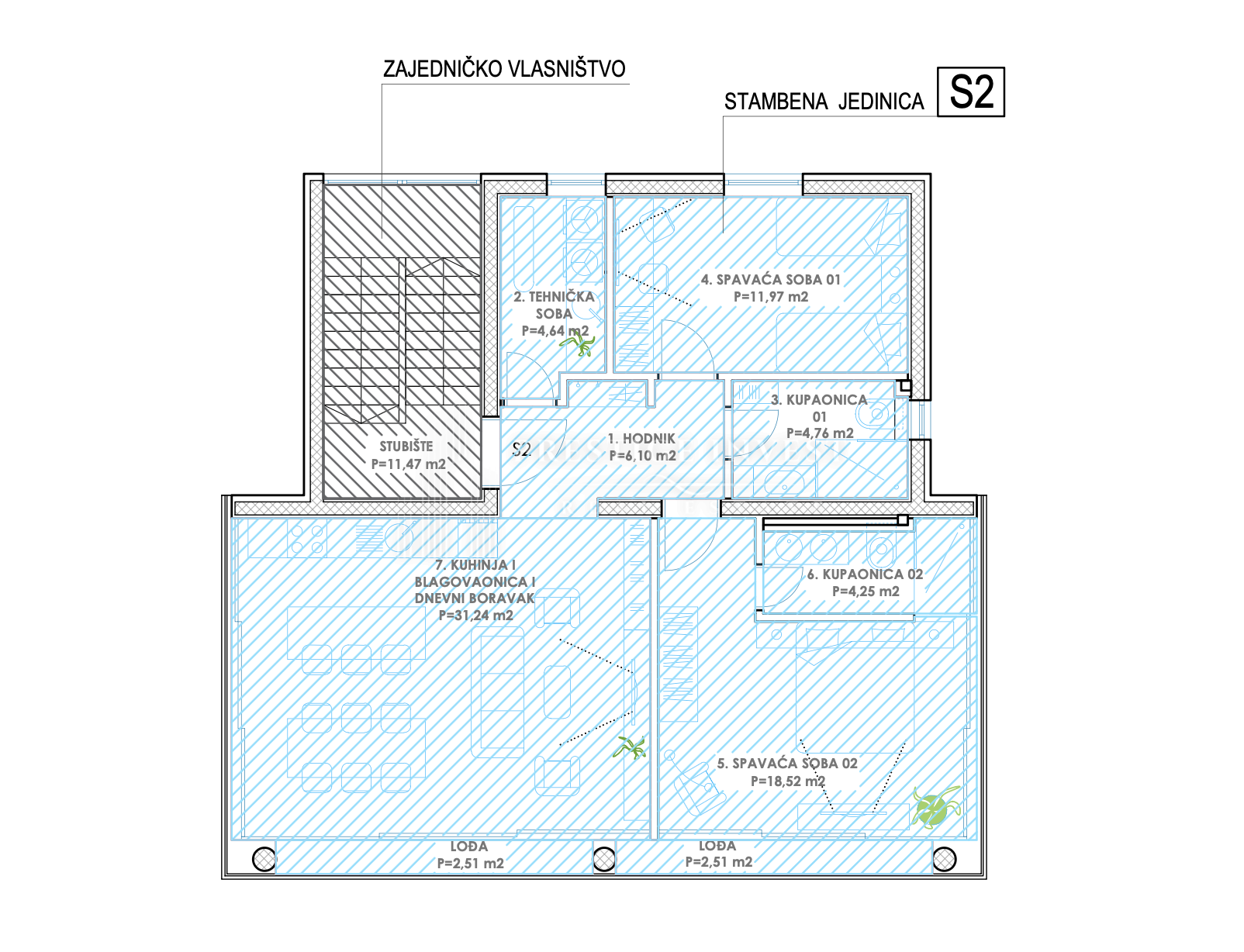 Apartment Zu verkaufen -  Diklo