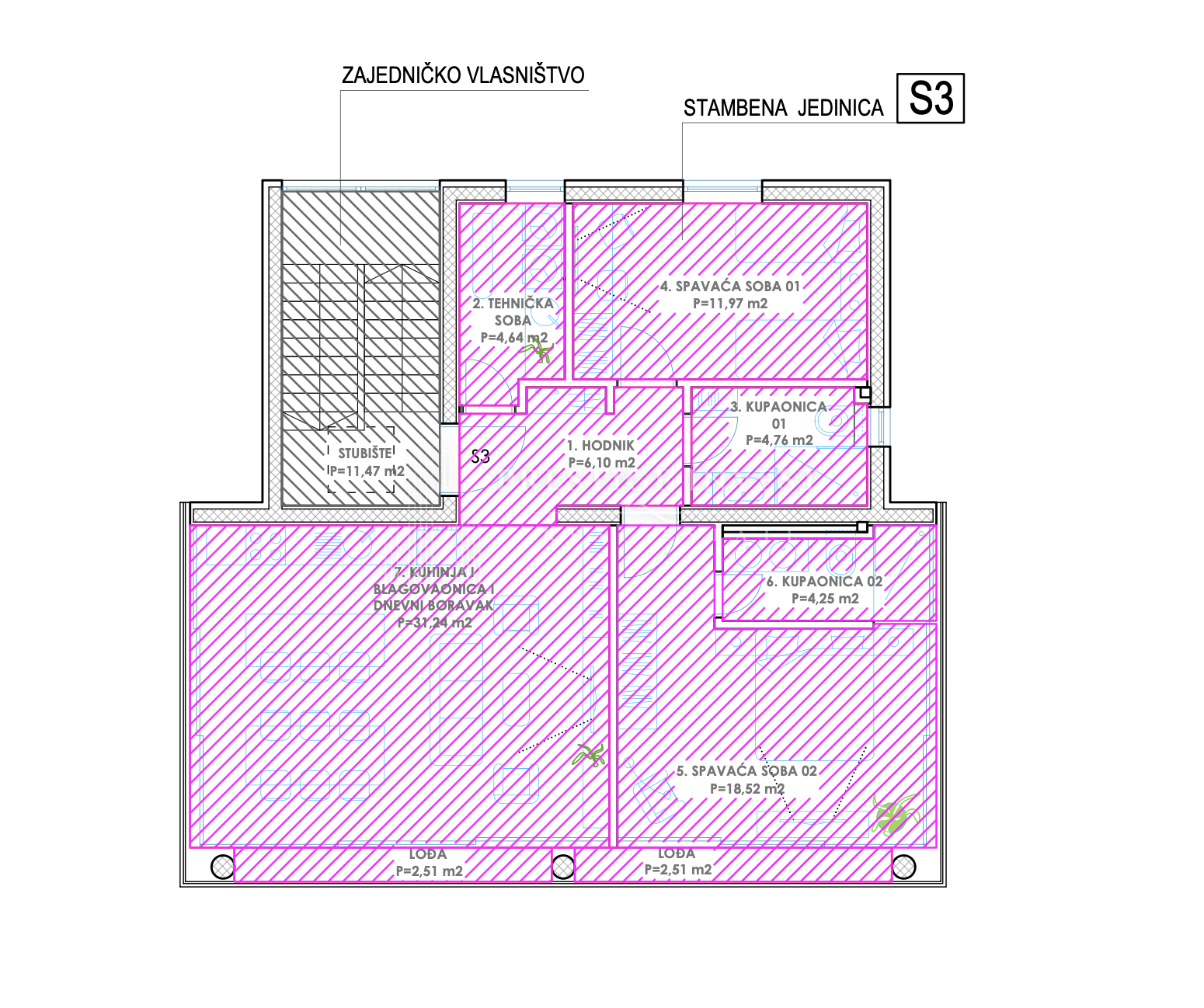 Apartment Zu verkaufen -  Diklo