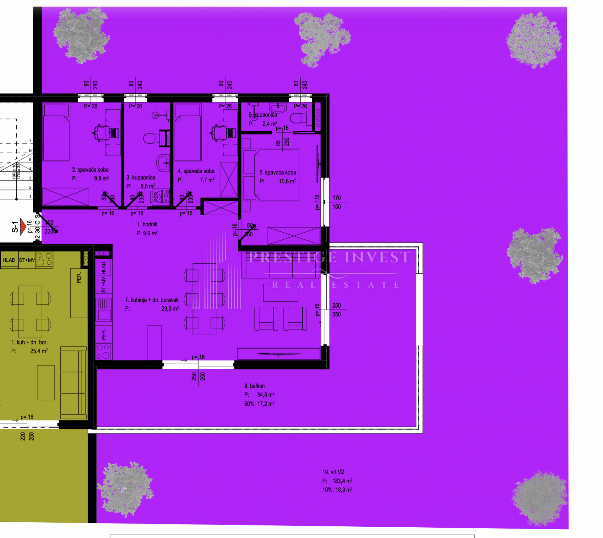Apartment Zu verkaufen -  Crvene kuće
