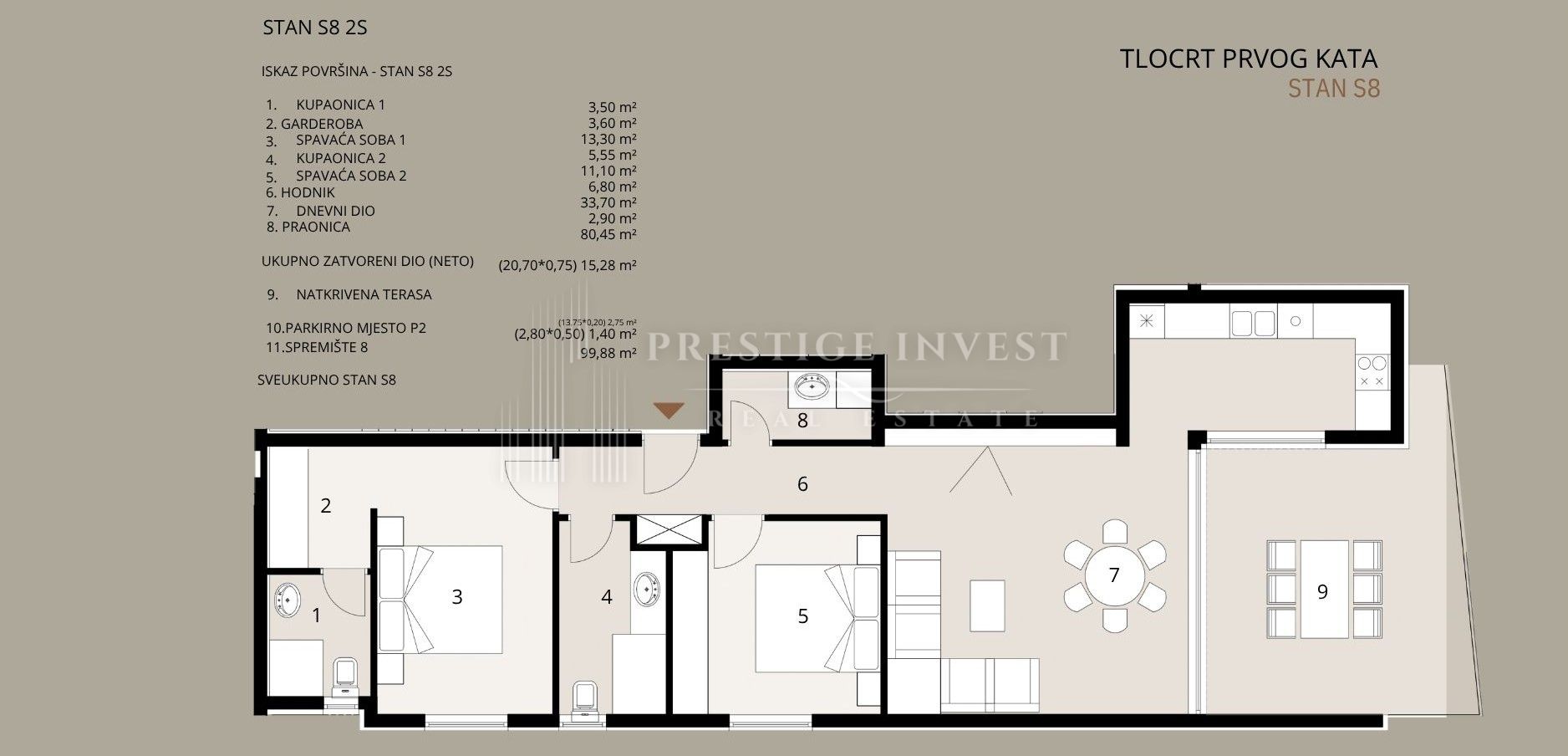 Appartamento In vendita -  Privlaka