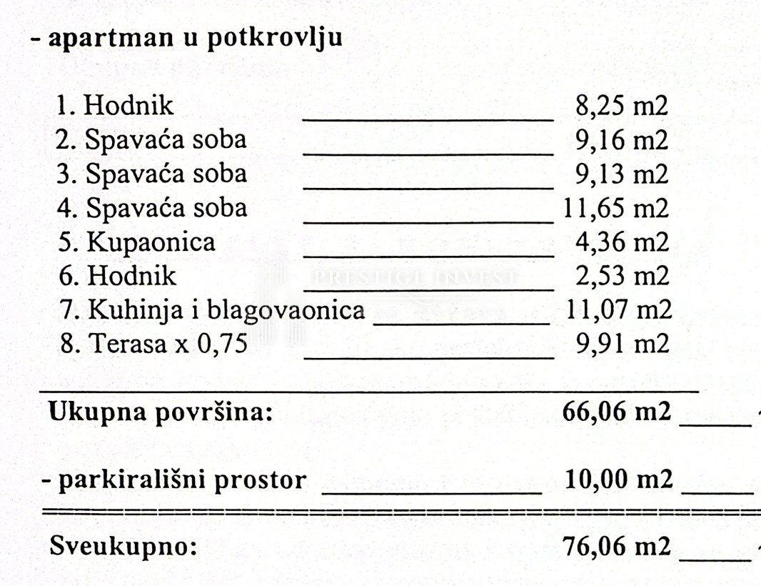 Apartma Naprodaj - Zadarska Posedarje