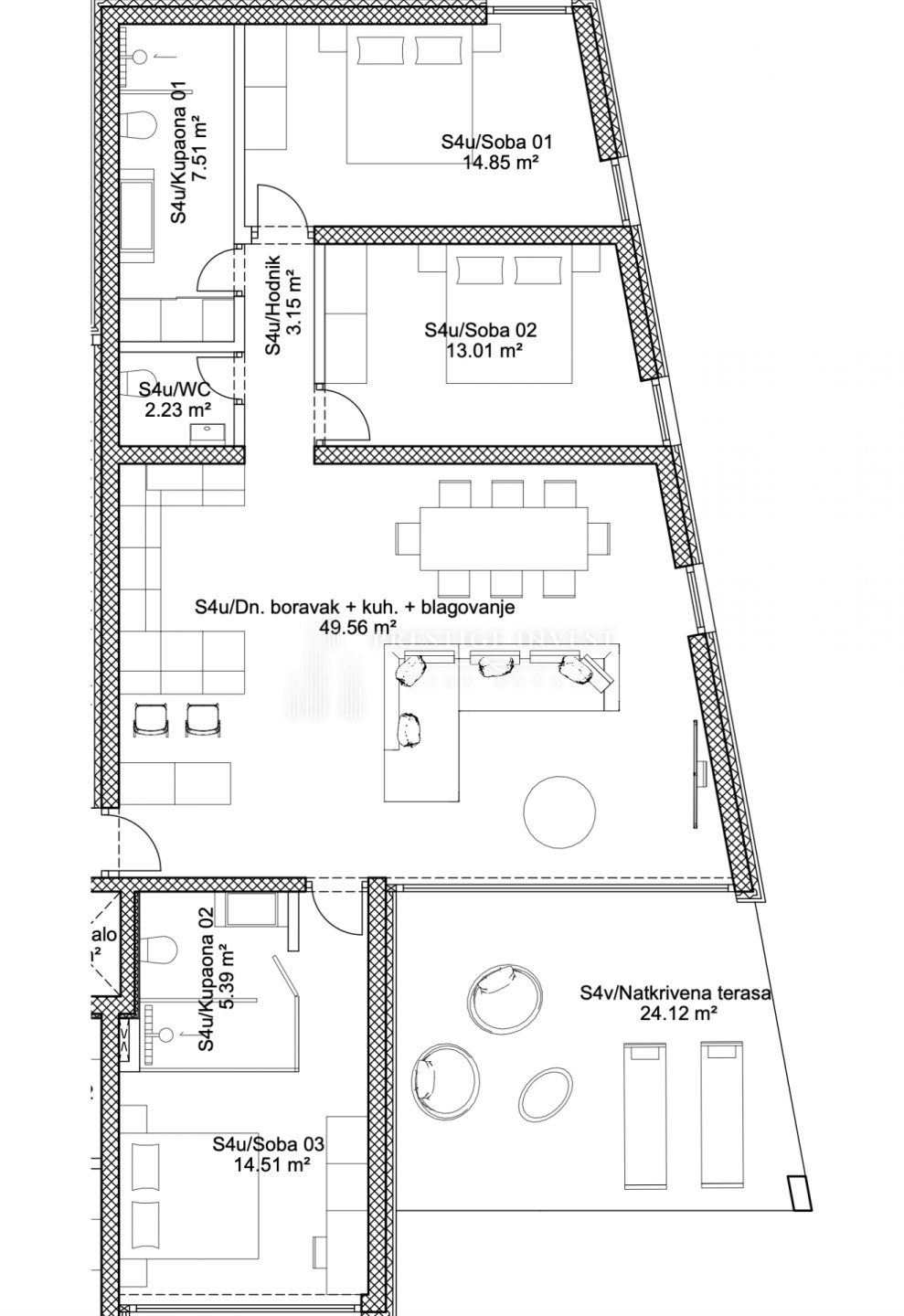 Apartma Naprodaj - Zadarska Sukošan
