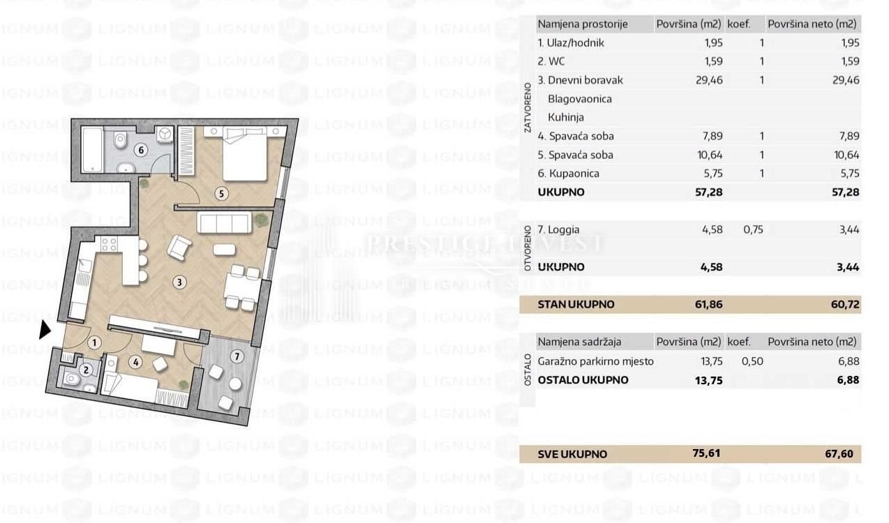 Flat For sale - Zadarska Belafuža