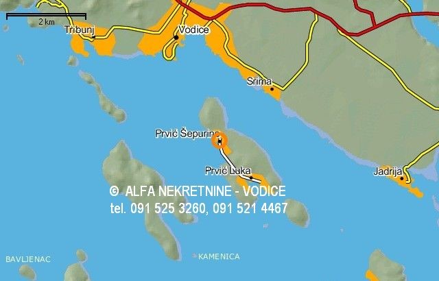 Land For sale - ŠIBENSKO-KNINSKA  VODICE 